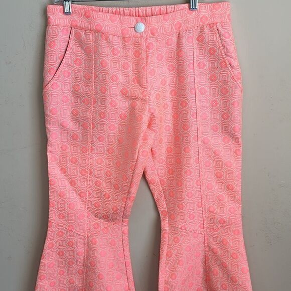 Anthropologie Nuvula Bell bottom Retro Pants M - Picture 2 of 7